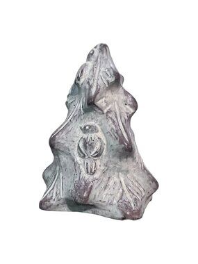 Isabel Bloom Signed Tree House Fairy Cottage Concrete Figurine 3 Inch